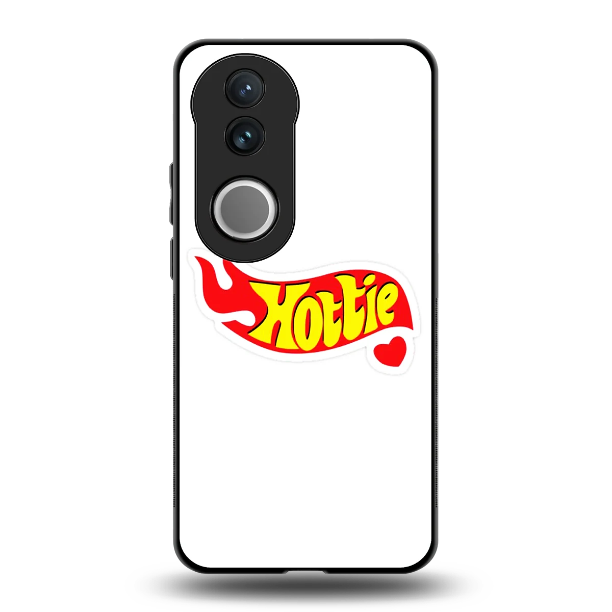 Hottie back phone cover | glass case for vivo v50