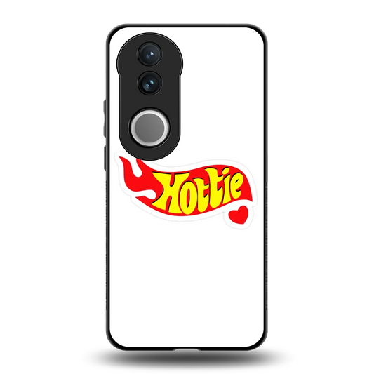 Hottie back phone cover | glass case for vivo v50