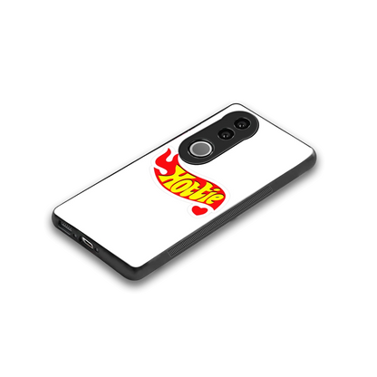 Hottie stylish phone case for vivo v50 | glossy glass and slim fit