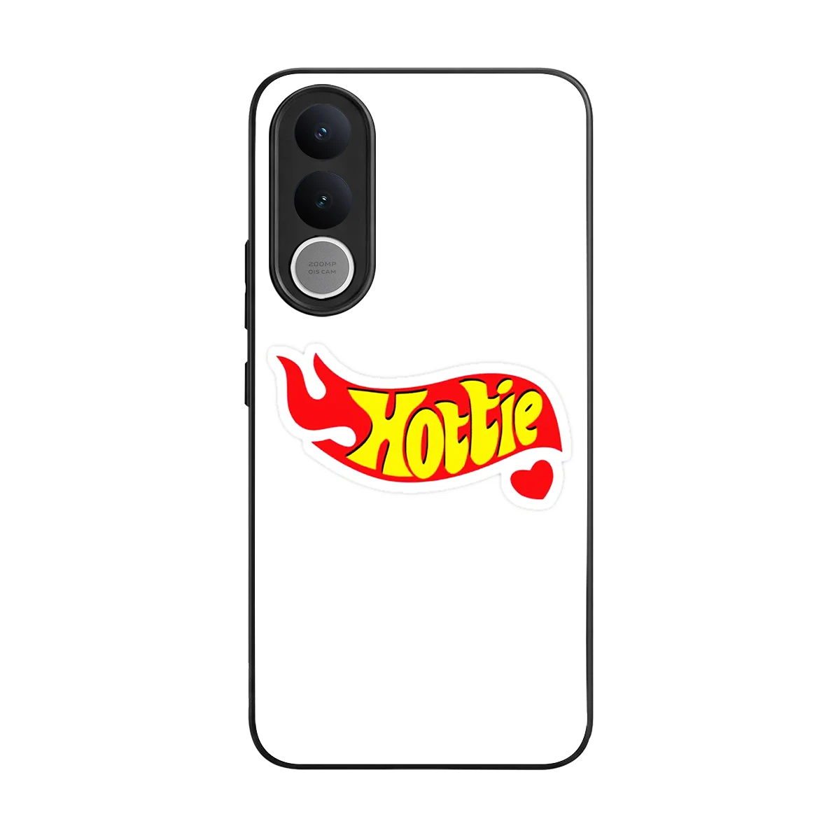 Hottie back phone cover | glass case for vivo v70 fe