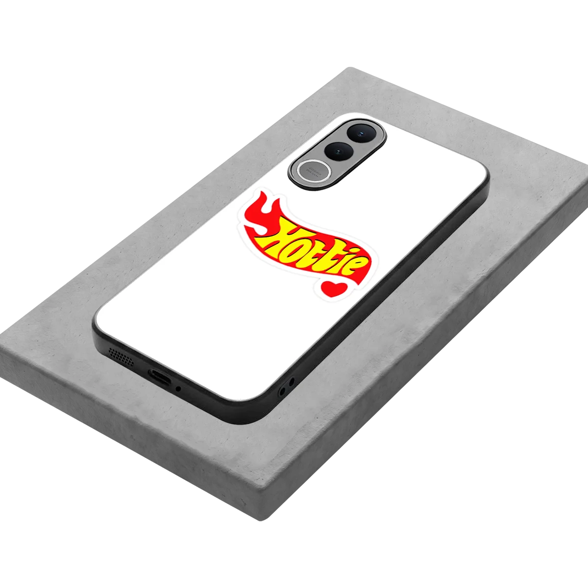 Hottie stylish phone case for vivo v70 fe | glossy glass and slim fit