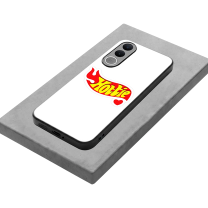 Hottie stylish phone case for vivo v70 fe | glossy glass and slim fit