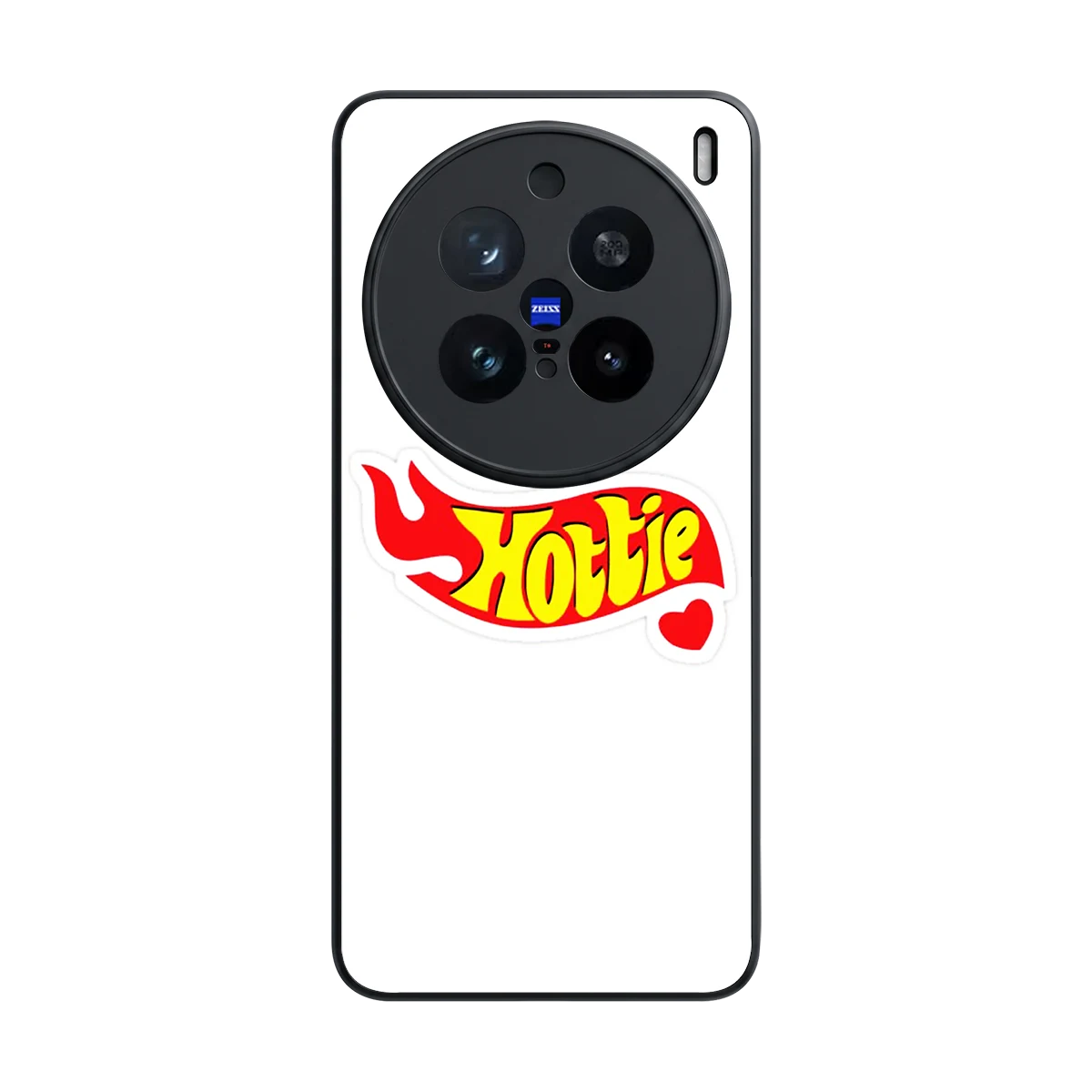 Hottie back phone cover | glass case for vivo x200 pro