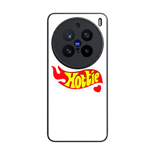 Hottie back phone cover | glass case for vivo x200 pro