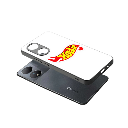 Hottie sleek Vivo-y100 cover with tempered glass back and TPU edges