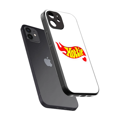 Hottie sleek iphone 11 cover with tempered glass back and TPU edges