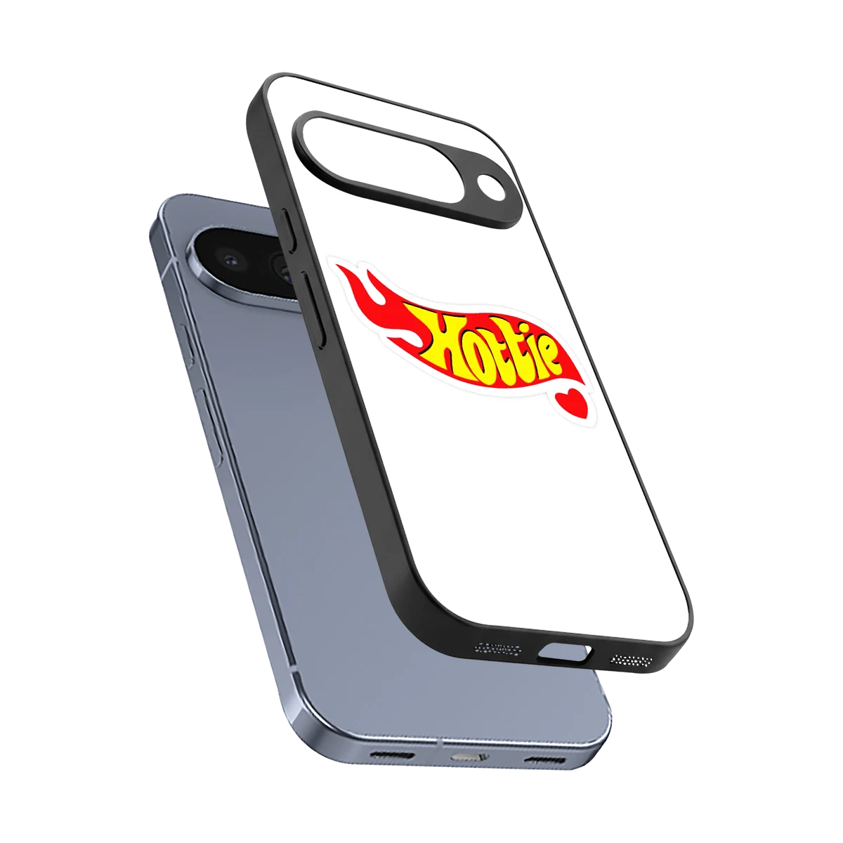 Hottie sleek google pixel 10 cover with tempered glass back and TPU edges