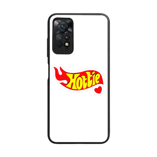Hottie back phone cover | glass case for redmi note 11 pro