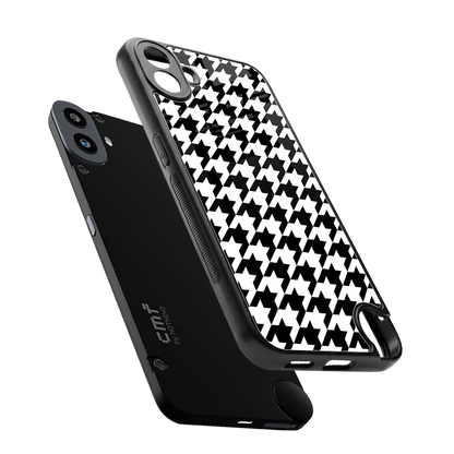 Houndstooth sleek cmf nothing phone 1 cover with tempered glass back and TPU edges