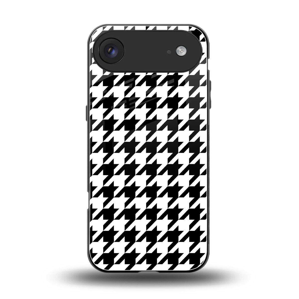 Houndstooth back phone cover | glass case for iphone air