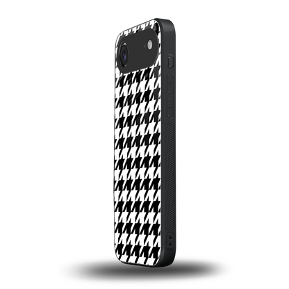 Houndstooth iphone air mobile cover | shockproof glass phone case