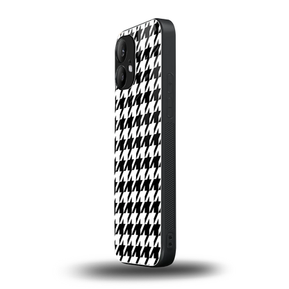 Houndstooth nothing phone 2 mobile cover | shockproof glass phone case