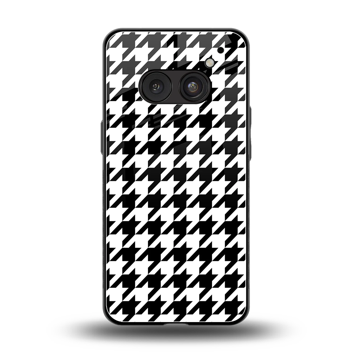 Houndstooth back phone cover | glass case for nothing phone 2a