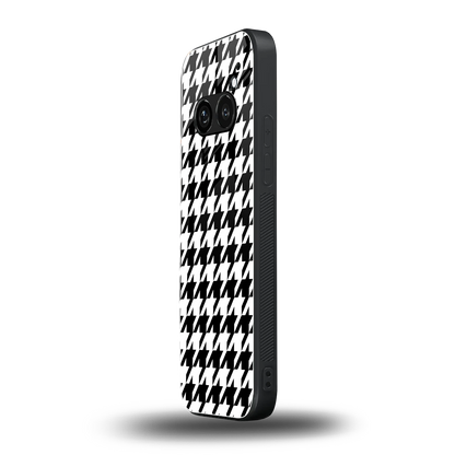 Houndstooth nothing phone 2a mobile cover | shockproof glass phone case