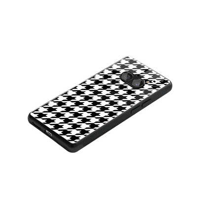 Houndstooth stylish phone case for nothing phone 2a | glossy glass and slim fit