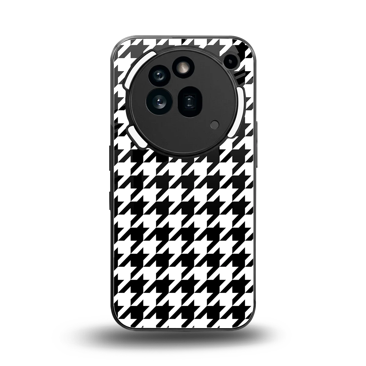 Houndstooth back phone cover | glass case for nothing phone 3a pro