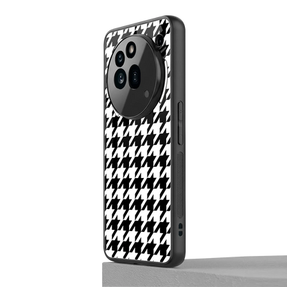 Houndstooth nothing phone 3a pro mobile cover | shockproof glass phone case