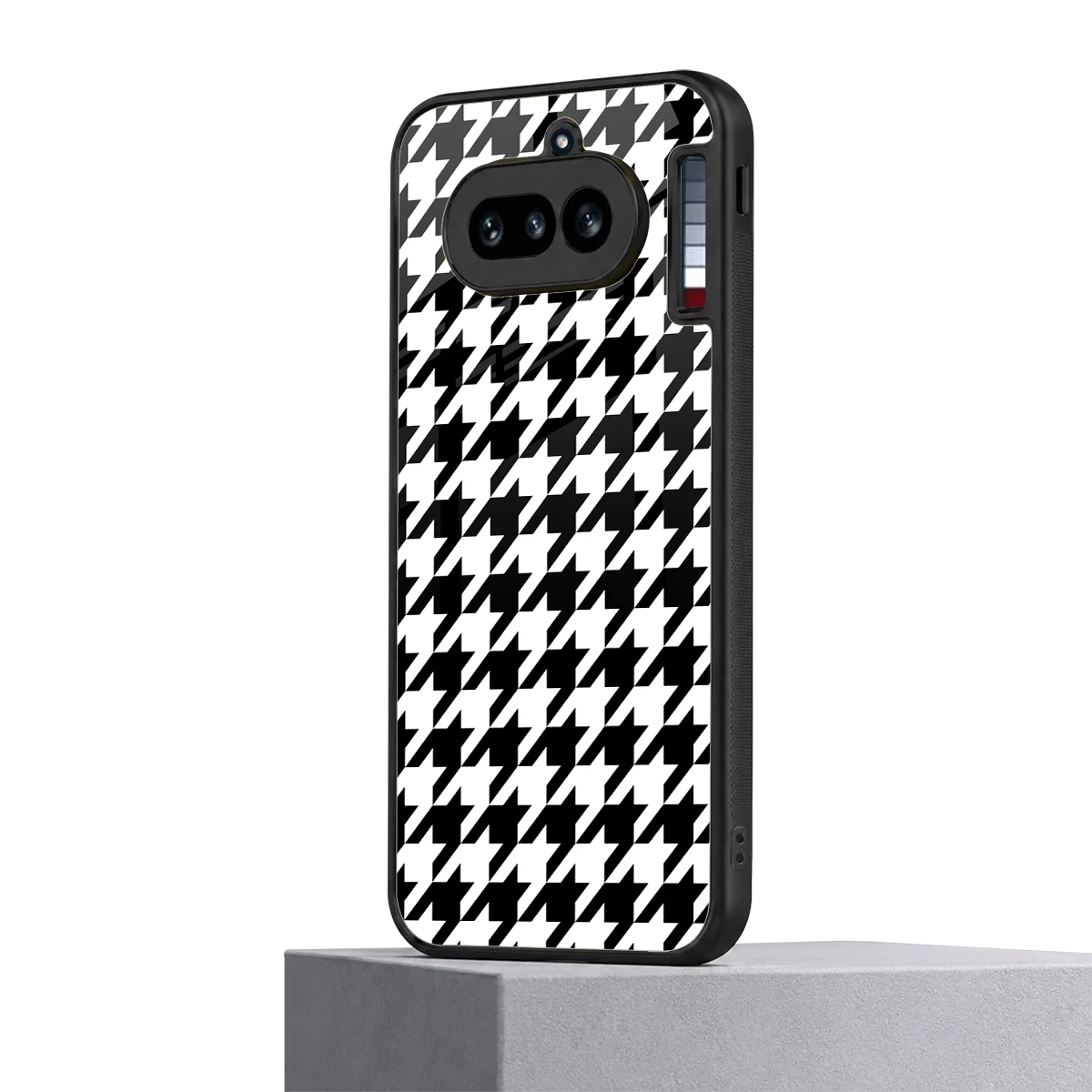 Houndstooth nothing phone 4a mobile cover | shockproof glass phone case