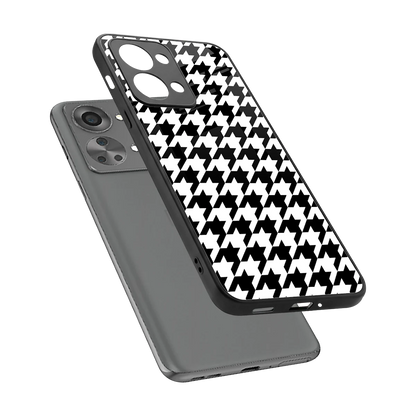 Houndstooth sleek oneplus nord 2t cover with tempered glass back and TPU edges