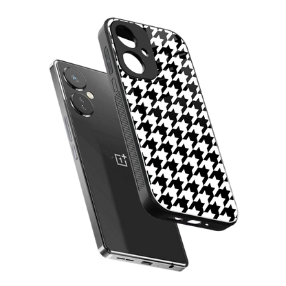 Houndstooth sleek oneplus nord ce 3 cover with tempered glass back and TPU edges