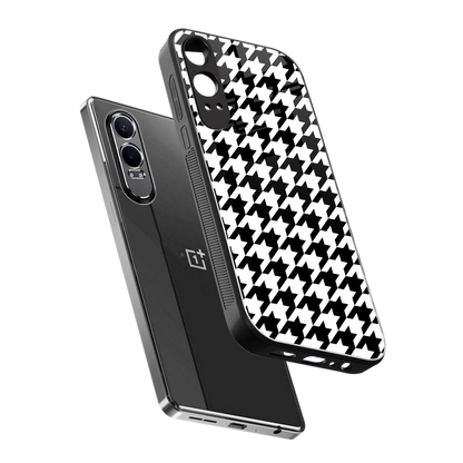 Houndstooth sleek oneplus nord ce 4 lite cover with tempered glass back and TPU edges