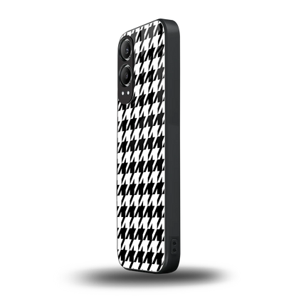 Houndstooth oneplus nord ce 4 lite mobile cover | shockproof glass phone case