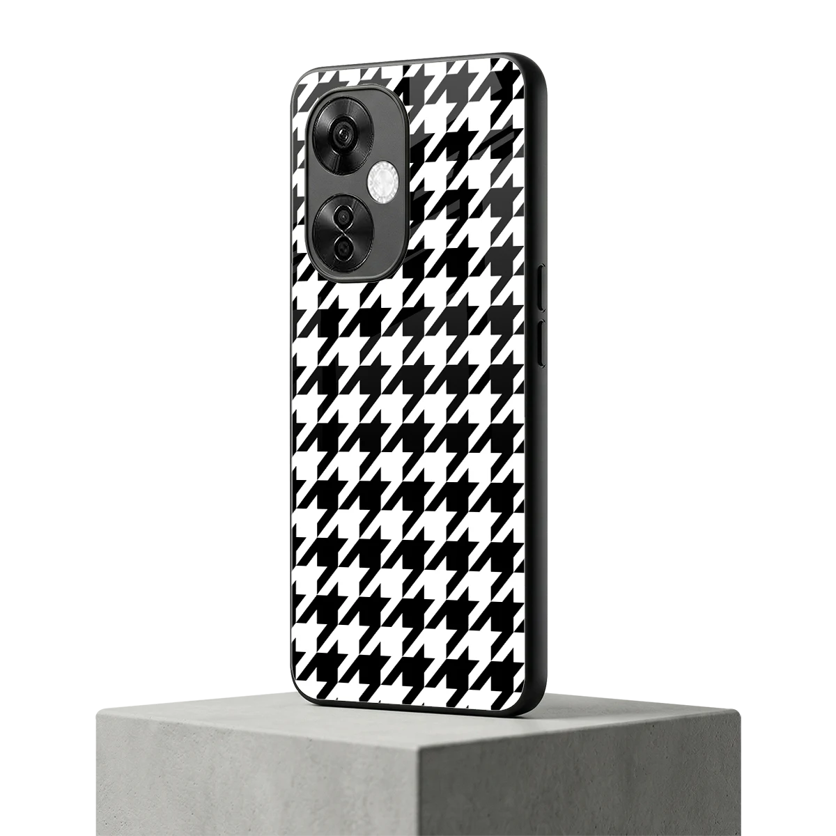 Houndstooth oneplus nord ce 3 lite mobile cover | shockproof glass phone case