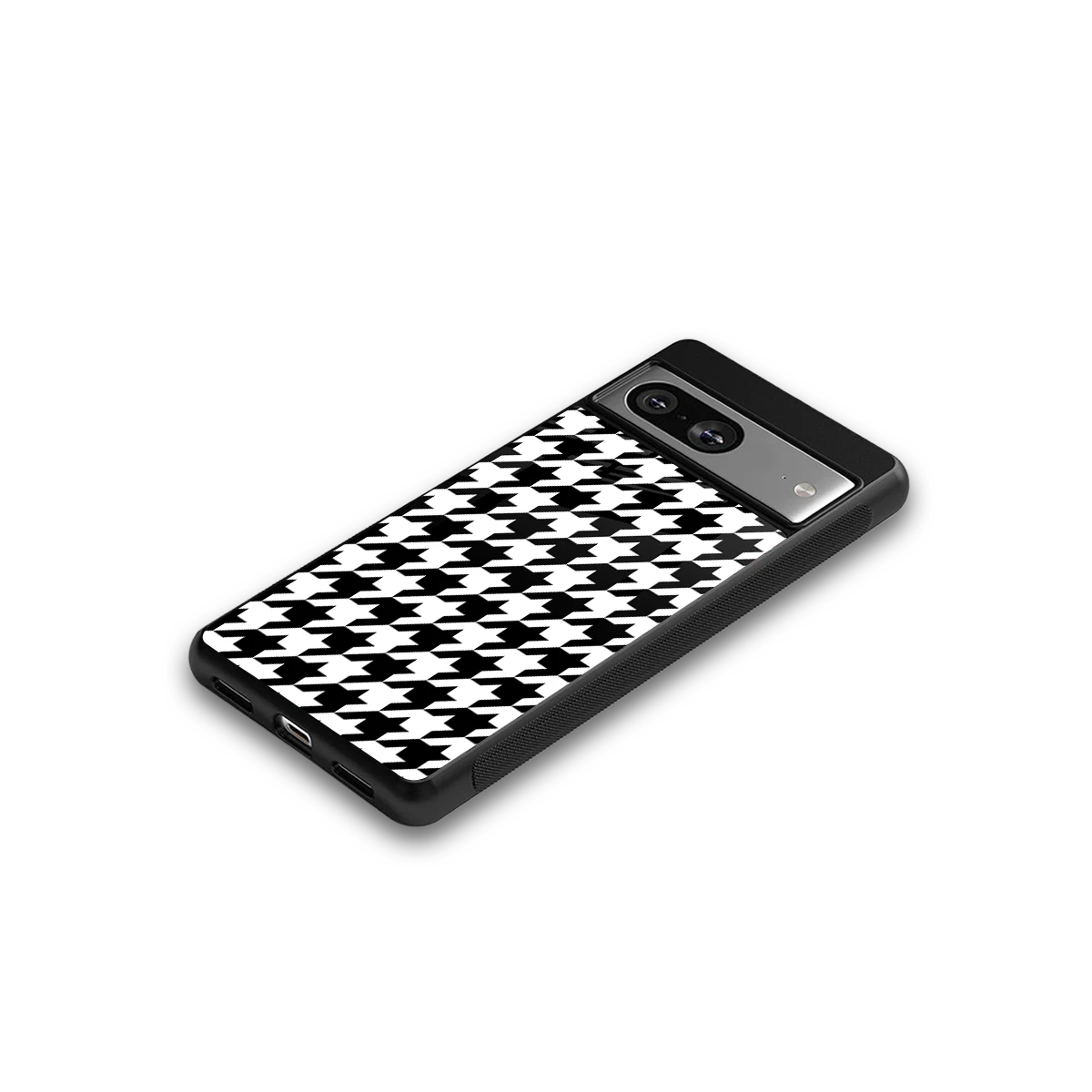 Houndstooth google pixel 8 mobile cover | shockproof glass phone case