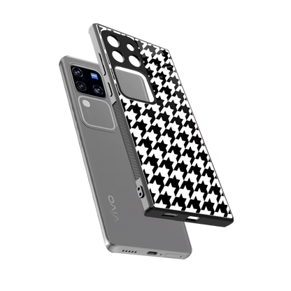 Houndstooth sleekvivo v30 pro cover with tempered glass back and TPU edges