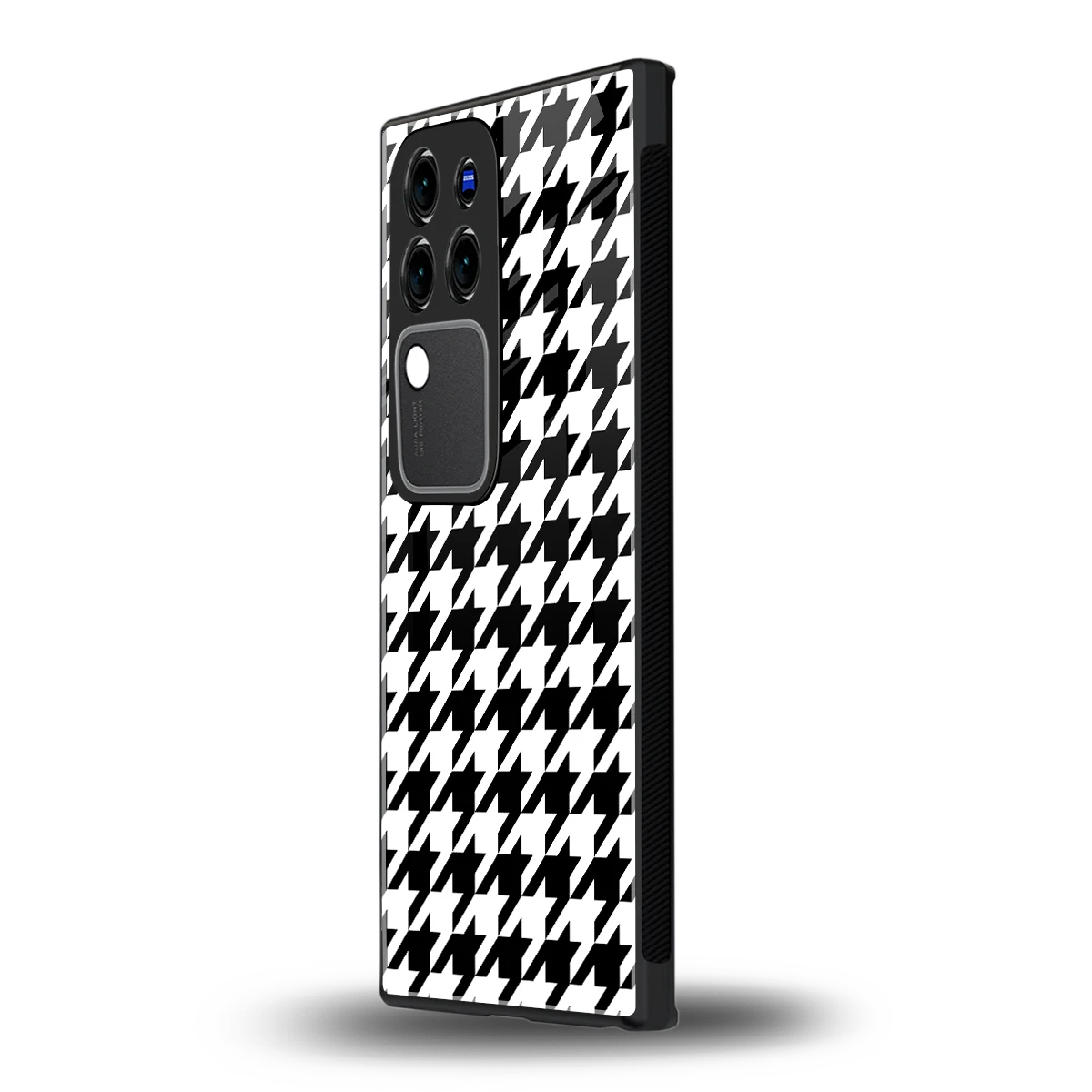 Houndstoothvivo v30 pro mobile cover | shockproof glass phone case