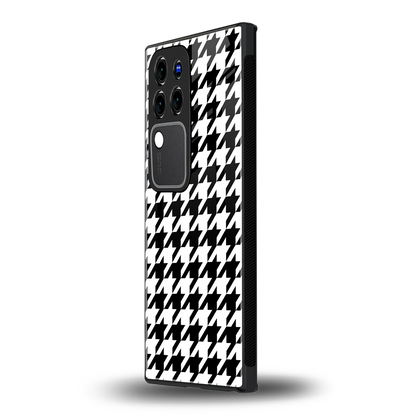 Houndstoothvivo v30 pro mobile cover | shockproof glass phone case