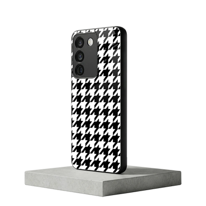 Houndstooth vivo y200 5g mobile cover | shockproof glass phone case