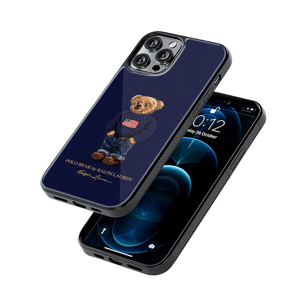Protective Glass Back Phone Case Compatible with iPhone, Samsung, OnePlus, Pixel & More