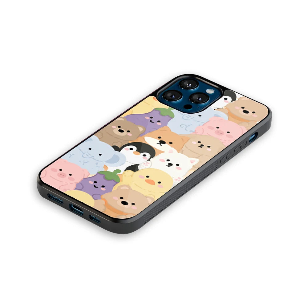 Luxury Glass Back Mobile Cover for iPhone, Samsung Galaxy, OnePlus, Pixel, Redmi & More