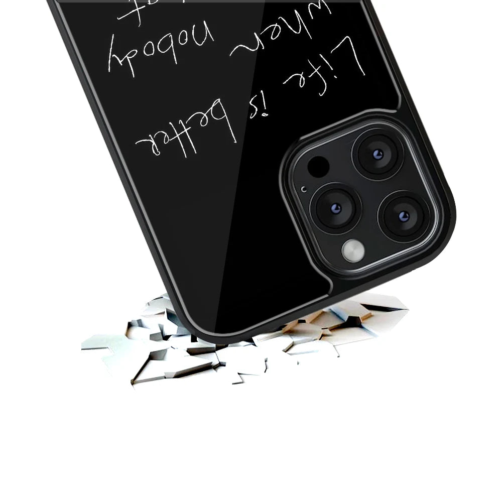Durable Glass Back Mobile Case for iPhone, Samsung, OnePlus, Google Pixel, Redmi, Vivo, Oppo
