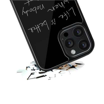Durable Glass Back Mobile Case for iPhone, Samsung, OnePlus, Google Pixel, Redmi, Vivo, Oppo