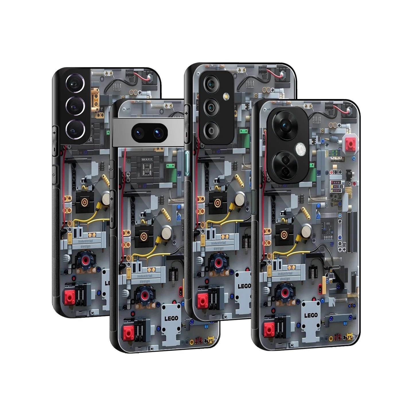 Stylish Glass Back Case for All Smartphones iPhone, Samsung, OnePlus, Pixel, Redmi, Oppo, Vivo, Motorola