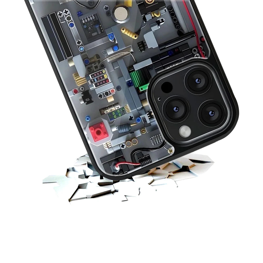 Durable Glass Back Mobile Case for iPhone, Samsung, OnePlus, Google Pixel, Redmi, Vivo, Oppo