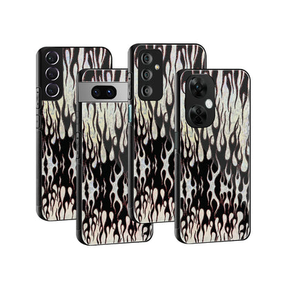 Stylish Glass Back Case for All Smartphones iPhone, Samsung, OnePlus, Pixel, Redmi, Oppo, Vivo, Motorola
