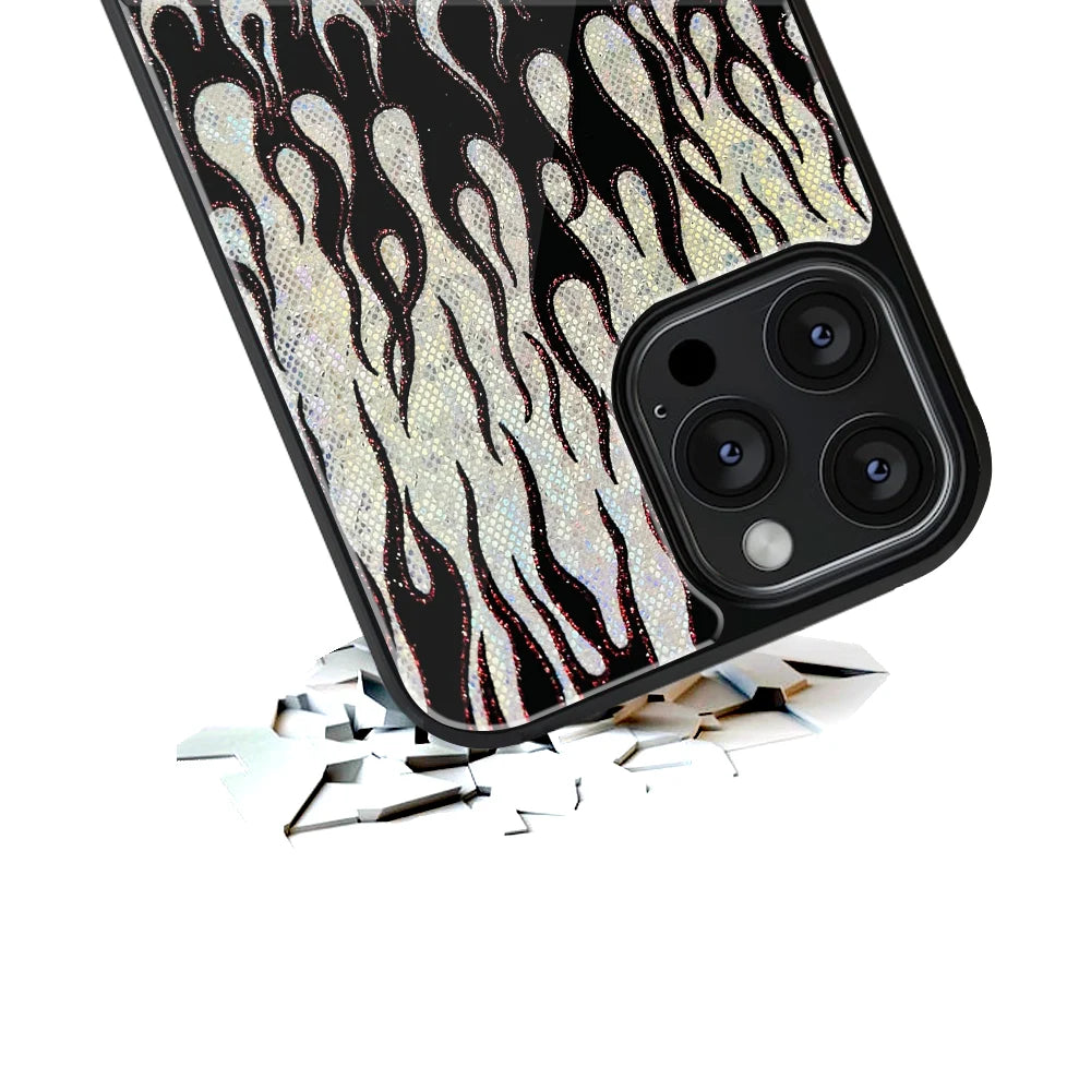 Durable Glass Back Mobile Case for iPhone, Samsung, OnePlus, Google Pixel, Redmi, Vivo, Oppo