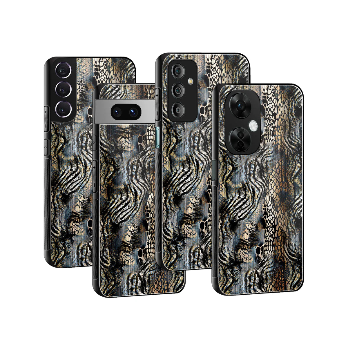 Stylish Glass Back Case for All Smartphones iPhone, Samsung, OnePlus, Pixel, Redmi, Oppo, Vivo, Motorola