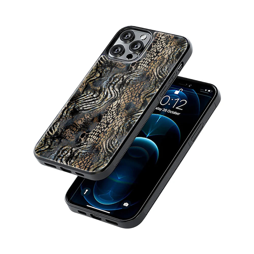Protective Glass Back Phone Case Compatible with iPhone, Samsung, OnePlus, Pixel & More