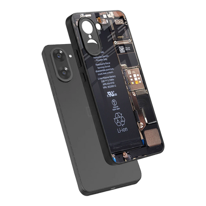 Inside Out sleek oneplus nord ce5 5g cover with tempered glass back and TPU edges