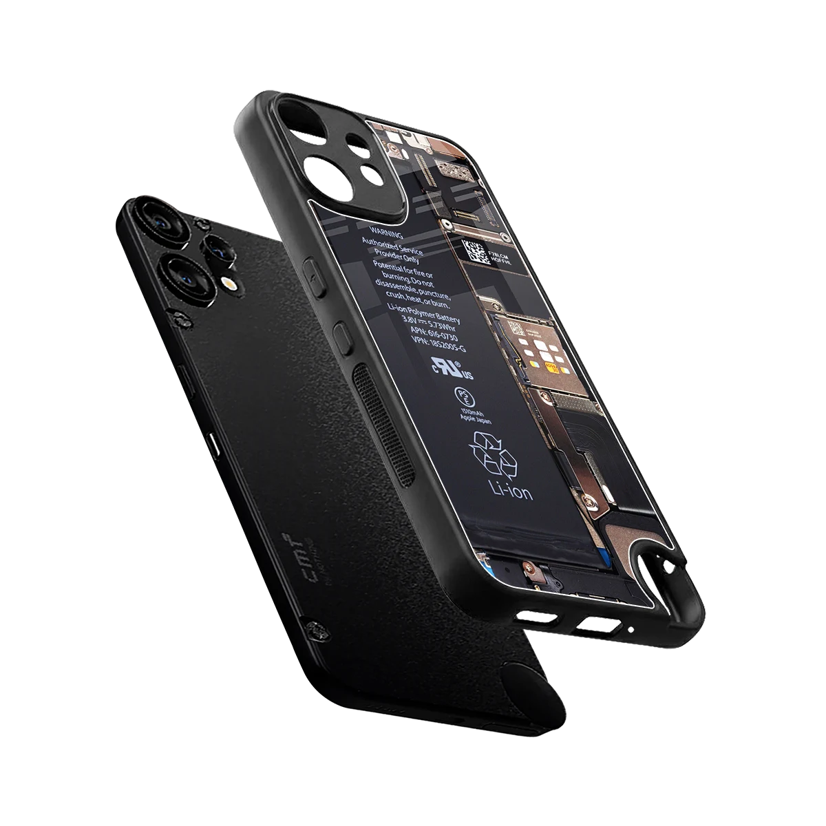 Inside Out sleek cmf nothing phone 2 pro cover with tempered glass back and TPU edges