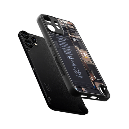Inside Out sleek cmf nothing phone 2 pro cover with tempered glass back and TPU edges