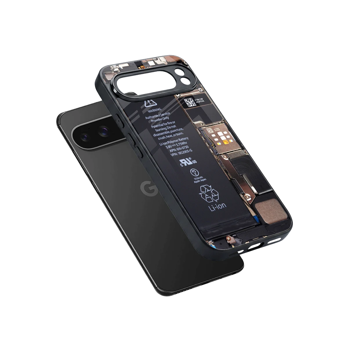 Inside Out sleek google pixel 10 pro xl cover with tempered glass back and TPU edges