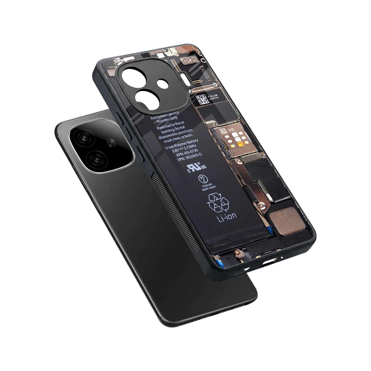 Inside Out sleek iqoo neo 10r 5g cover with tempered glass back and TPU edges