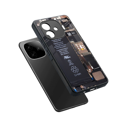 Inside Out sleek iqoo neo 10r 5g cover with tempered glass back and TPU edges