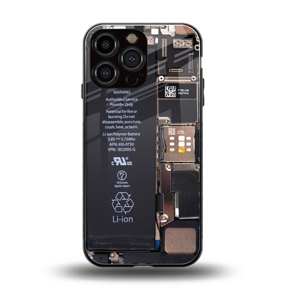 Inside Out back phone cover | glass case for iphone 14 pro max