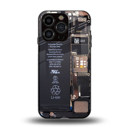 Inside Out back phone cover | glass case for iphone 13 pro